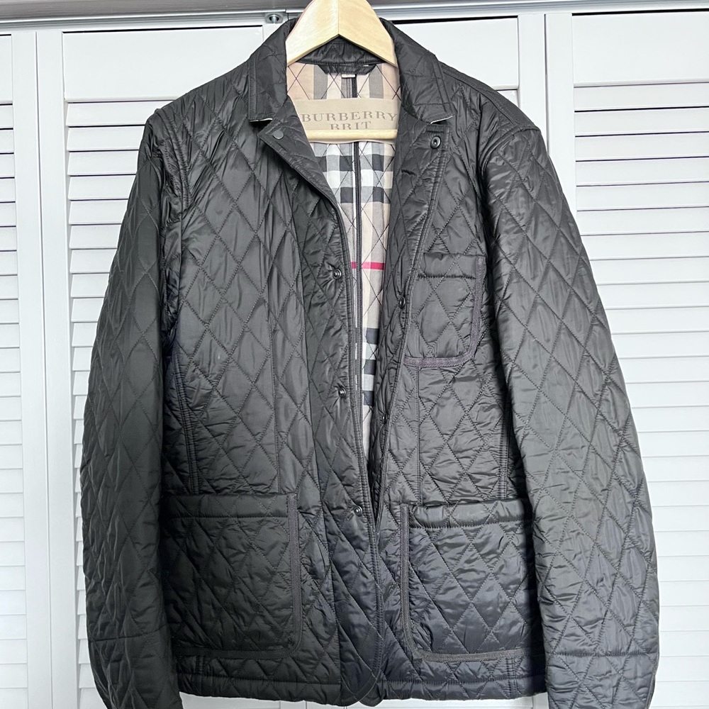 Burberry Quilted Men’s Jacket | Diamond Quilt
